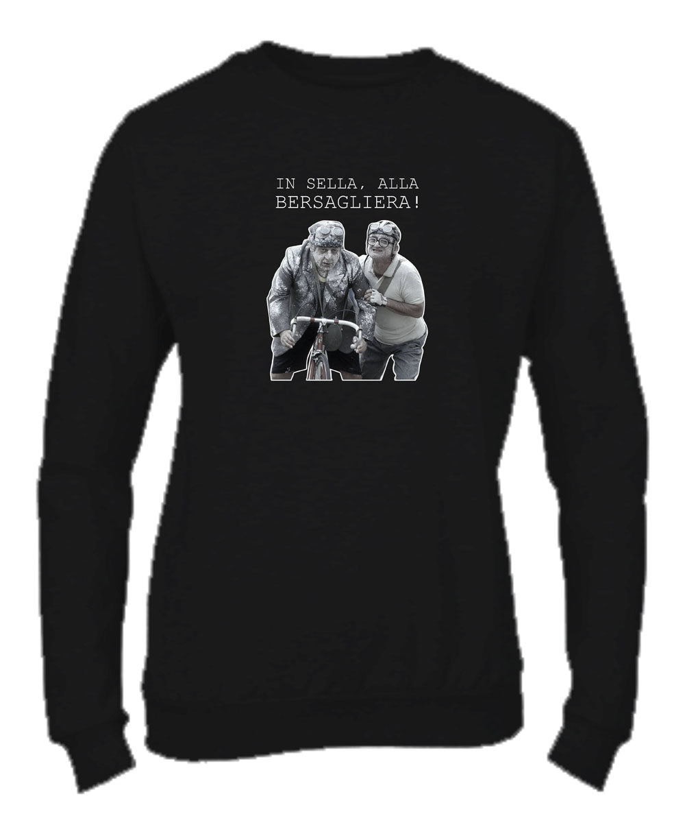 Felpa Girocollo UOMO, DONNA & BAMBIN - IN SELLA - Super vestibilità Top qualità