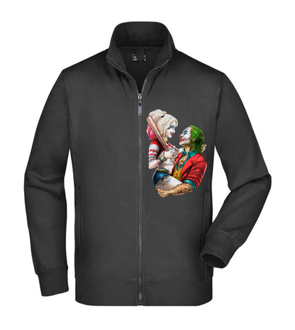 Felpa Unisex Full Zip - HARLEY E JOKER - Super vestibilità Top qualità