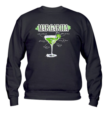 Felpa Girocollo UOMO, DONNA & BAMBIN - MARGARITA - Super vestibilità Top qualità