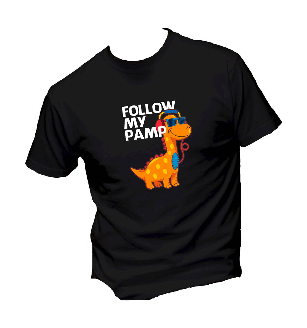 T-Shirt Uomo, Donna & Bambino - FOLLOW MY PUMP - Maglietta Maglia Tshirt Super vestibilità Top qualità