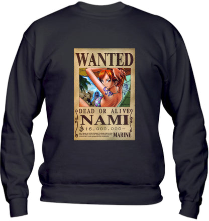 Felpa Girocollo UOMO, DONNA & BAMBIN - NAMI DEAD OR ALIVE - Super vestibilità Top qualità