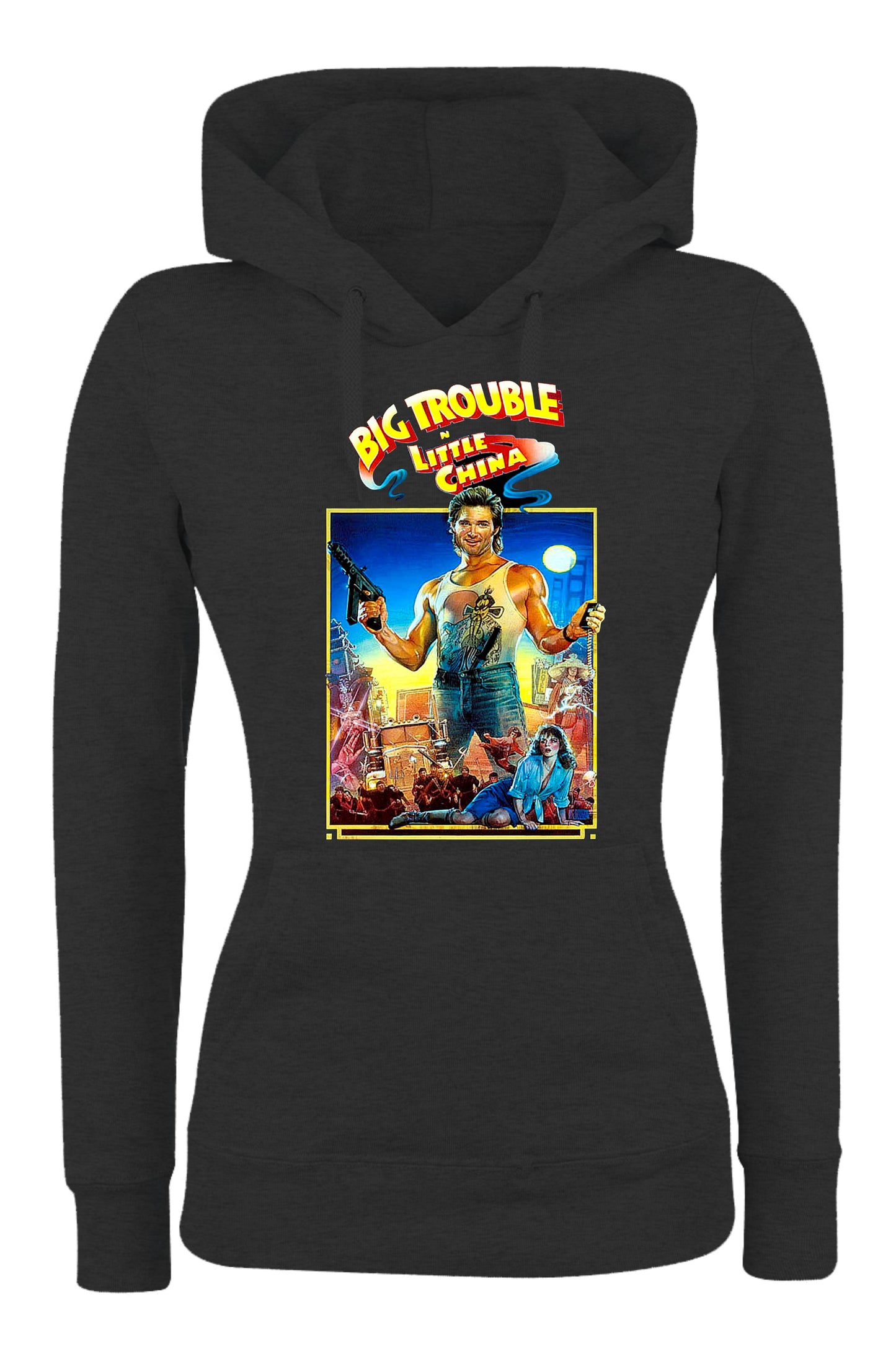 Felpa con cappuccio UOMO, DONNA & BAMBIN - BIG TROUBLE IN LITTLE CHINA - Super vestibilità Top qualità