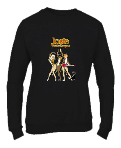 Felpa Girocollo DONNA & BAMBIN - JOSIE AND THE PUSSY CAT - Super vestibilità Top qualità