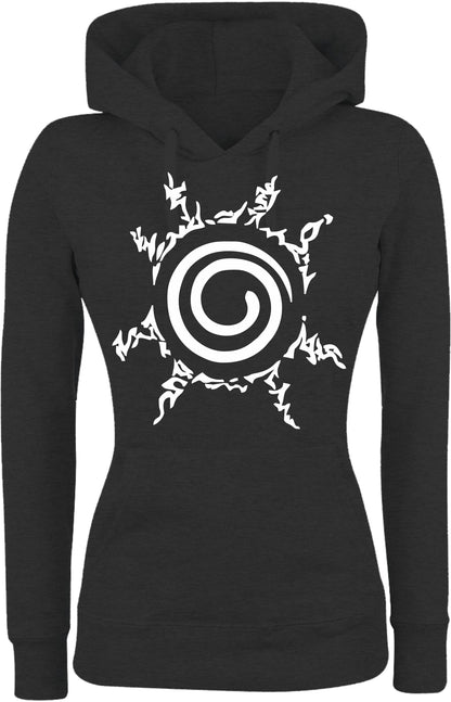 Felpa con cappuccio UOMO, DONNA & BAMBIN - NARUTO SIGILLO OTTAGONALE - Super vestibilità Top qualità