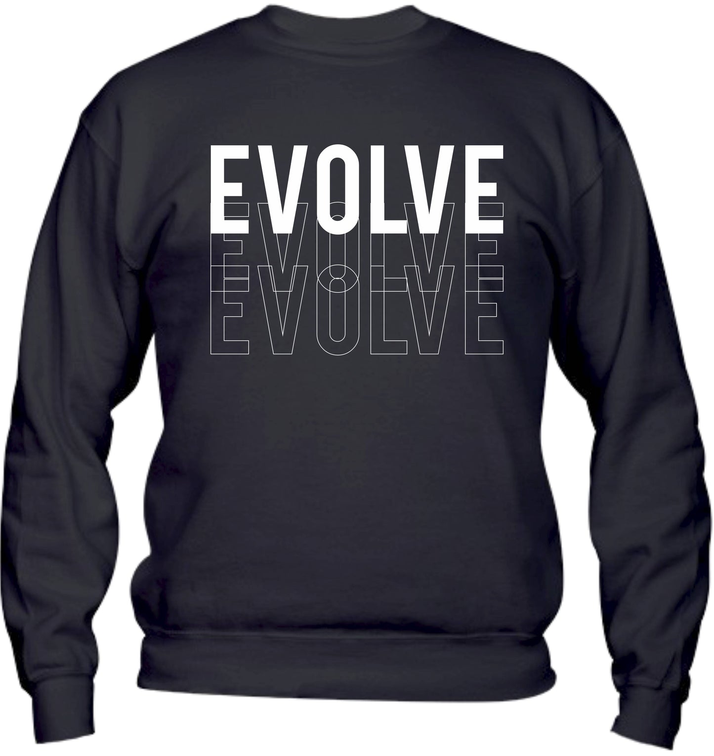 Felpa Girocollo UOMO, DONNA & BAMBIN - EVOLVE - Super vestibilità Top qualità