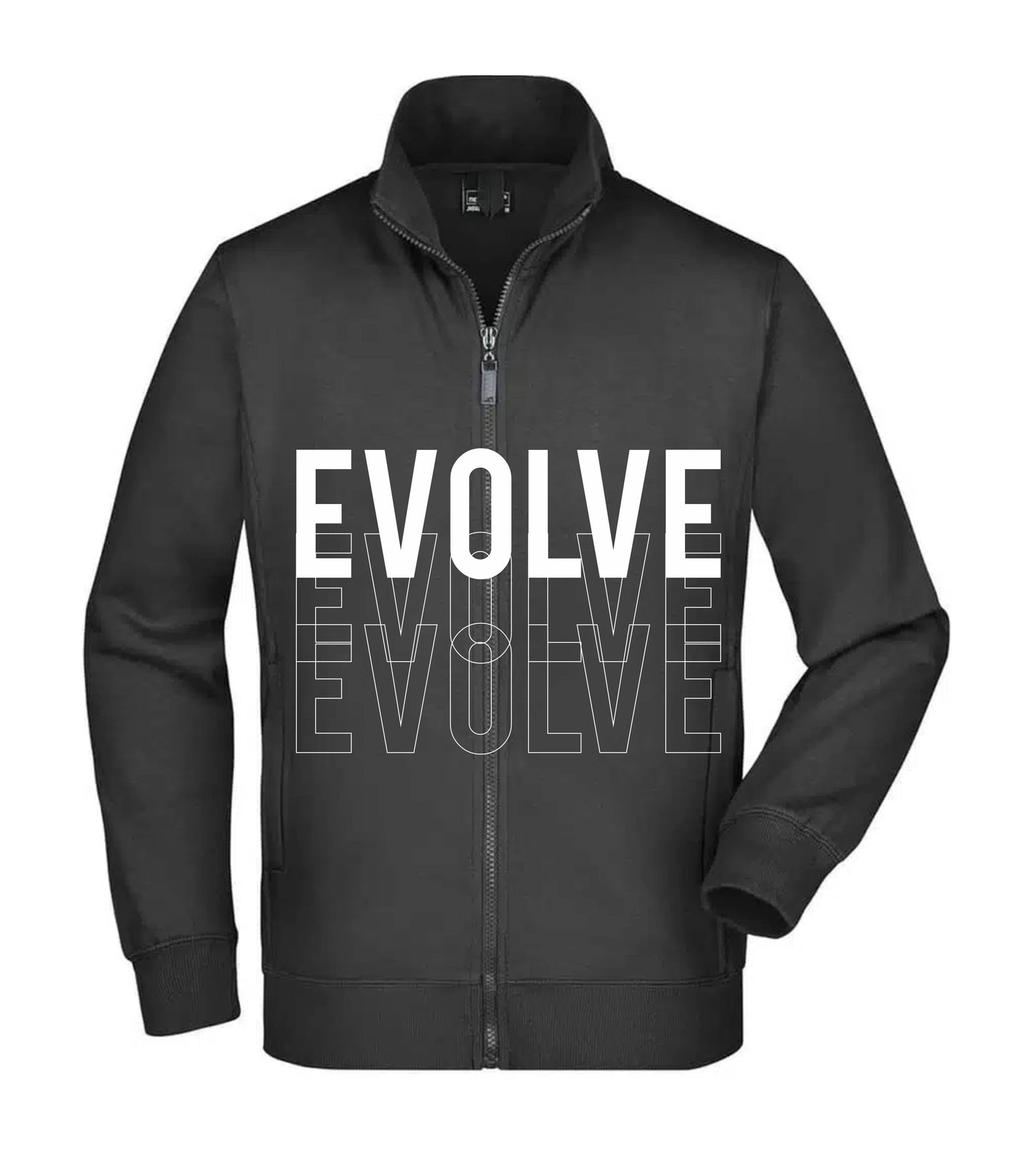 Felpa Unisex Full Zip - EVOLVE - Super vestibilità Top qualità