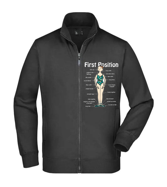 Felpa Unisex Full Zip - FIRST POSITION - Super vestibilità Top qualità