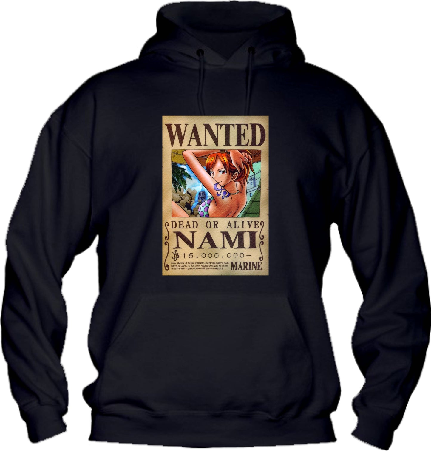 Felpa con cappuccio UOMO, DONNA & BAMBIN - NAMI DEAD OR ALIVE - Super vestibilità Top qualità