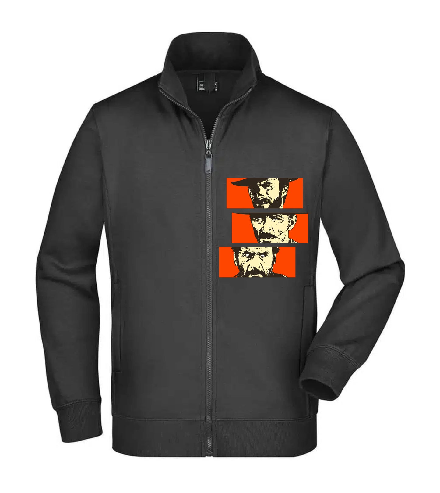 Felpa Unisex Full Zip - IL BUONO IL BRUTTO IL CATTIVO - Super vestibilità Top qualità