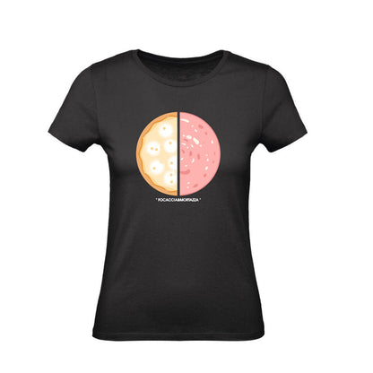 T-Shirt Uomo, Donna & Bambino - FOCACCIA E MORTAZZA - Maglietta Maglia Tshirt Super vestibilità Top qualità