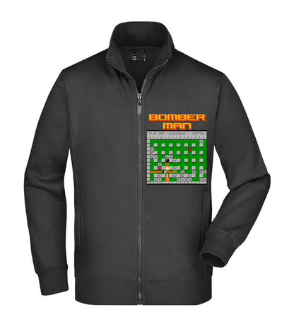 Felpa Unisex Full Zip - BOMBERMAN RETRÒ - Super vestibilità Top qualità