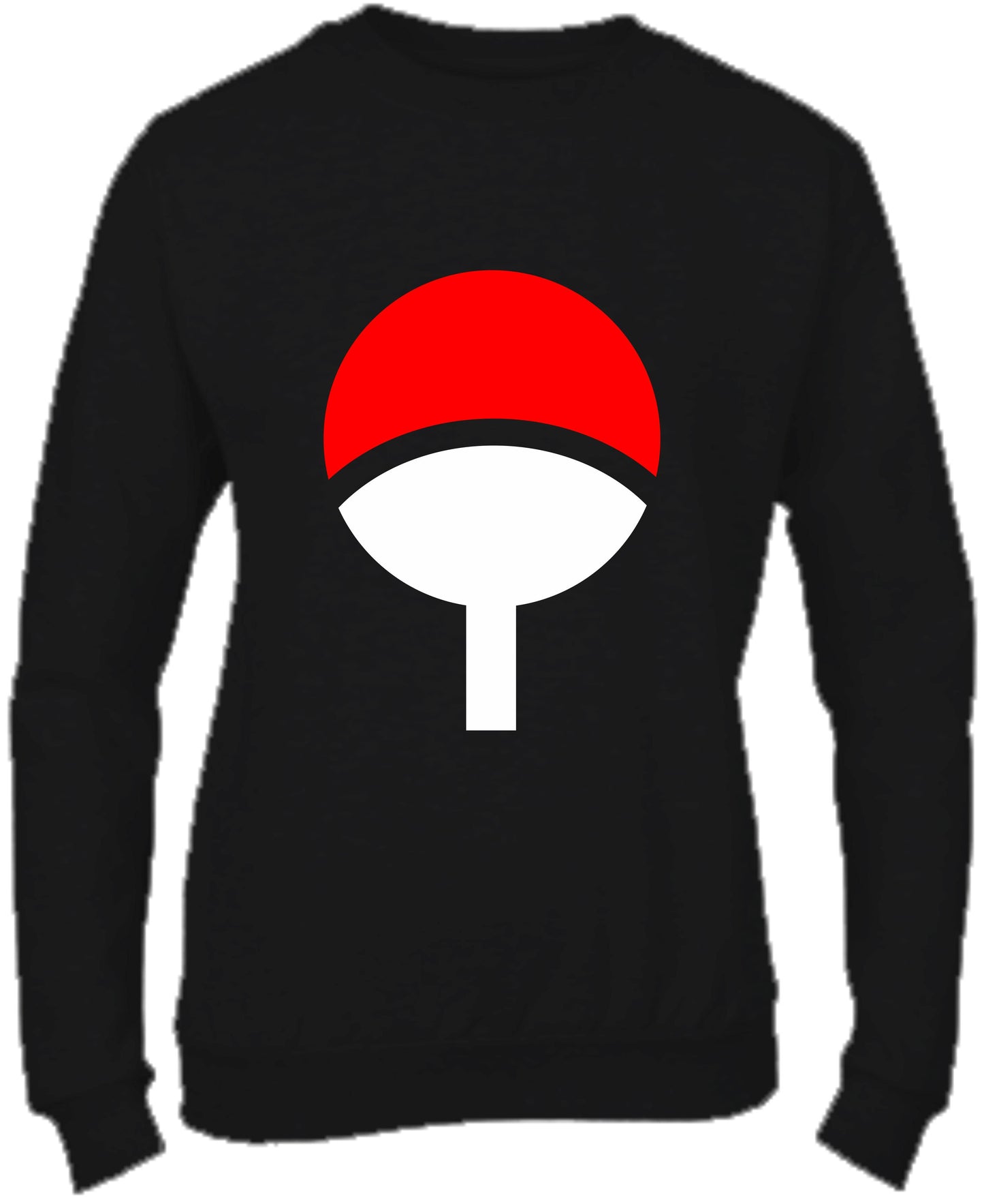 Felpa Girocollo UOMO, DONNA & BAMBIN - VENTAGLIO UCHIHA - Super vestibilità Top qualità