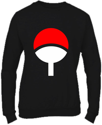 Felpa Girocollo UOMO, DONNA & BAMBIN - VENTAGLIO UCHIHA - Super vestibilità Top qualità