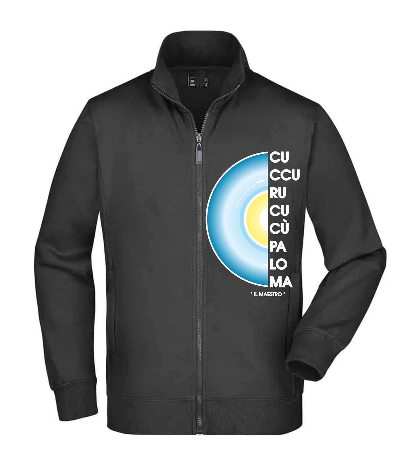 Felpa Unisex Full Zip - IL MAESTRO - Super vestibilità Top qualità