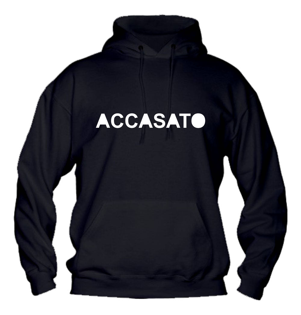 Felpa con cappuccio UOMO, DONNA & BAMBIN - ACCASATO/A - Super vestibilità Top qualità - Social Crazy