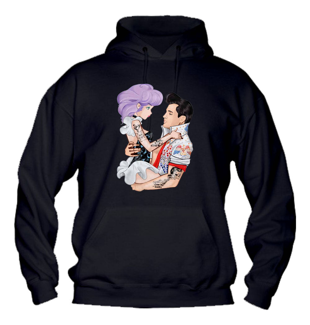 Felpa con cappuccio UOMO, DONNA & BAMBIN - ELVIS E CREAMY - Super vestibilità Top qualità