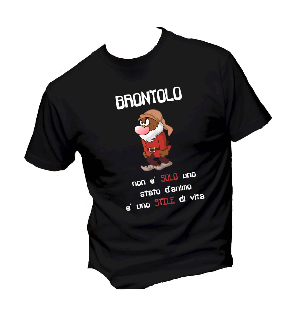T-Shirt Uomo, Donna & Bambino - BRONTOLO NON È SOLO UNO STATO D'ANIMO - Maglietta Maglia Tshirt Super vestibilità Top qualità