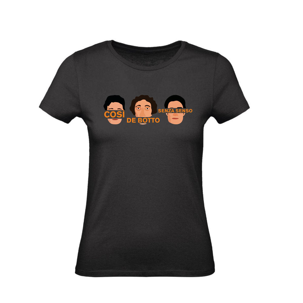 T-Shirt Uomo, Donna & Bambino - COSI DE BOTTO SENZA SENSO - Maglietta Maglia Tshirt Super vestibilità Top qualità