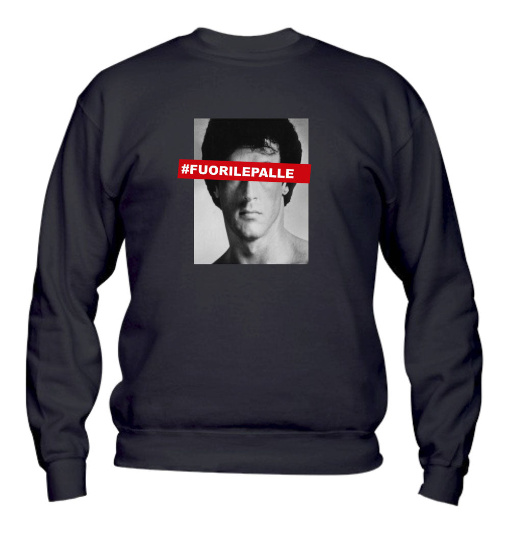 Felpa Girocollo UOMO,  BAMBIN - FUCK YOU YOU FUCKING FUCK - Super vestibilità Top qualità