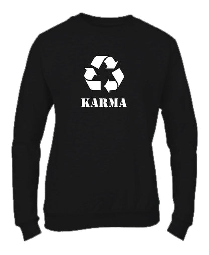 Felpa Girocollo UOMO, DONNA & BAMBIN - KARMA - Super vestibilità Top qualità