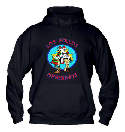 Felpa con cappuccio UOMO, DONNA & BAMBIN - LOS POLLOS HERMANOS - Super vestibilità Top qualità