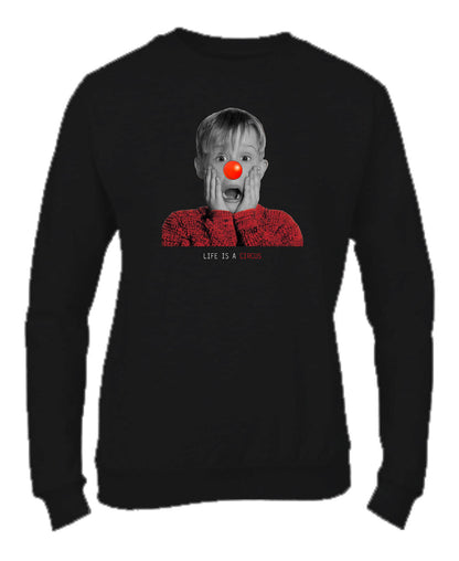 Felpa Girocollo UOMO, DONNA & BAMBIN - MAMMA CIRCUS - Super vestibilità Top qualità