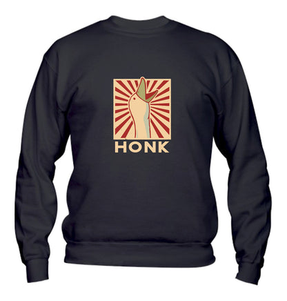 Felpa Girocollo UOMO, DONNA & BAMBIN - HONK - Super vestibilità Top qualità