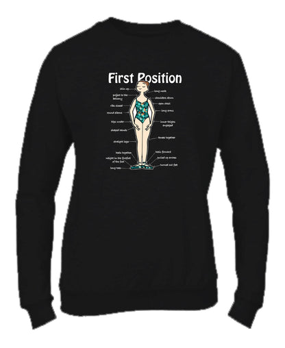 Felpa Girocollo DONNA & BAMBIN - FIRST POSITION - Super vestibilità Top qualità