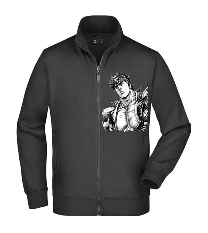 Felpa Unisex Full Zip - KEN IL GUERRIERO - Super vestibilità Top qualità