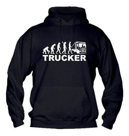 Felpa con cappuccio UOMO - EVOLUTION TRUCKER - Super vestibilità Top qualità