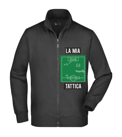 Felpa Unisex Full Zip - LA MIA TATTICA - Super vestibilità Top qualità
