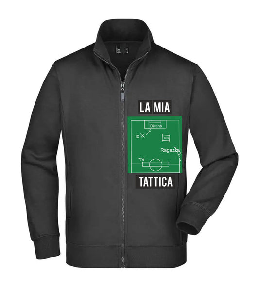 Felpa Unisex Full Zip - LA MIA TATTICA - Super vestibilità Top qualità