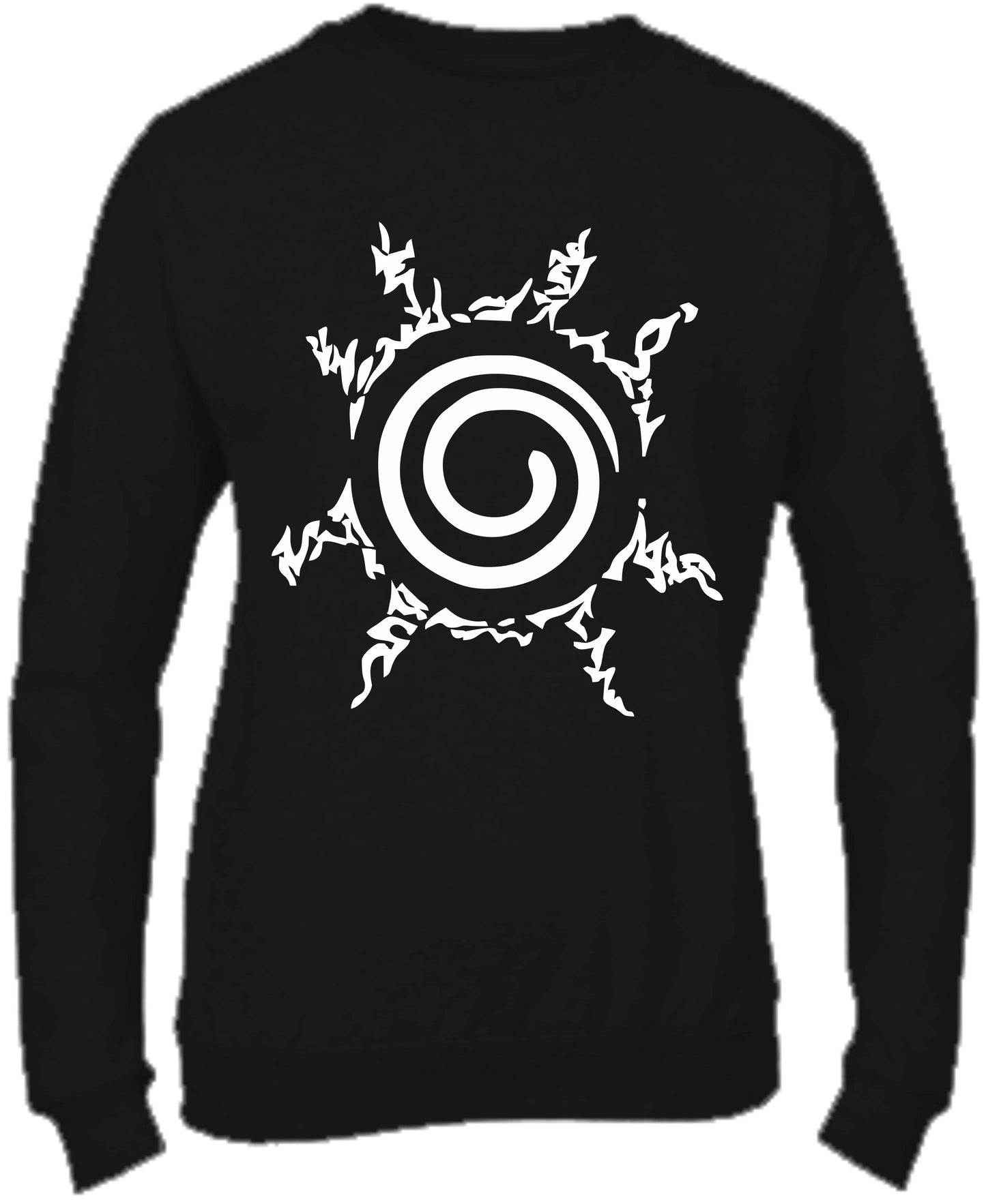 Felpa Girocollo UOMO, DONNA & BAMBIN - NARUTO SIGILLO OTTAGONALE - Super vestibilità Top qualità