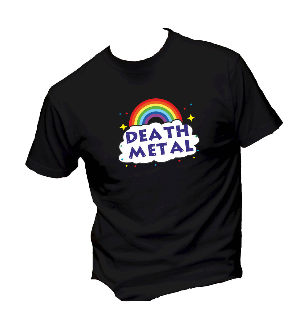 T-Shirt Uomo, Donna & Bambino - DEATH METAL - Maglietta Maglia Tshirt Super vestibilità Top qualità