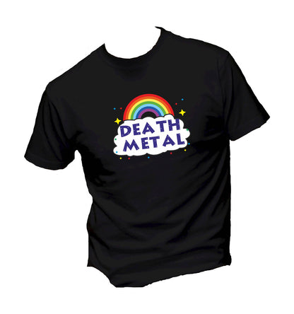 T-Shirt Uomo, Donna & Bambino - DEATH METAL - Maglietta Maglia Tshirt Super vestibilità Top qualità