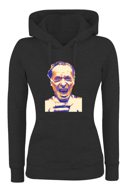 Felpa con cappuccio UOMO, DONNA & BAMBIN - CHARLES BUKOWSKI - Super vestibilità Top qualità