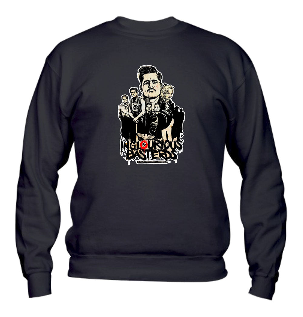 Felpa Girocollo UOMO, DONNA & BAMBIN - BASTARDI SENZA GLORIA - Super vestibilità Top qualità