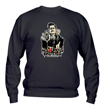 Felpa Girocollo UOMO, DONNA & BAMBIN - BASTARDI SENZA GLORIA - Super vestibilità Top qualità