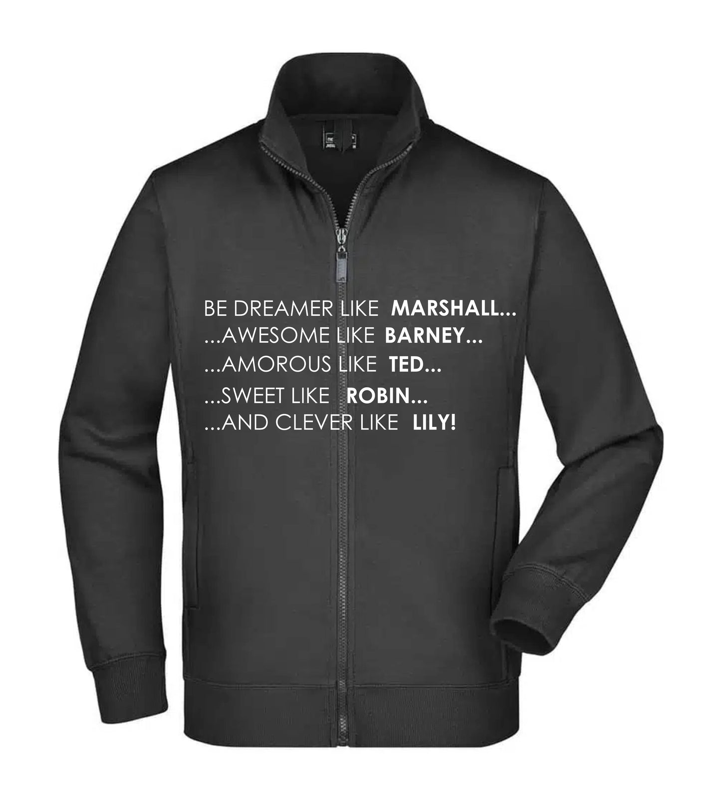 Felpa Unisex Full Zip - HOW I MET YOUR MOTHER - Super vestibilità Top qualità