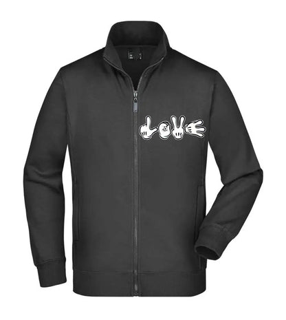 Felpa Unisex Full Zip - LOVE - Super vestibilità Top qualità