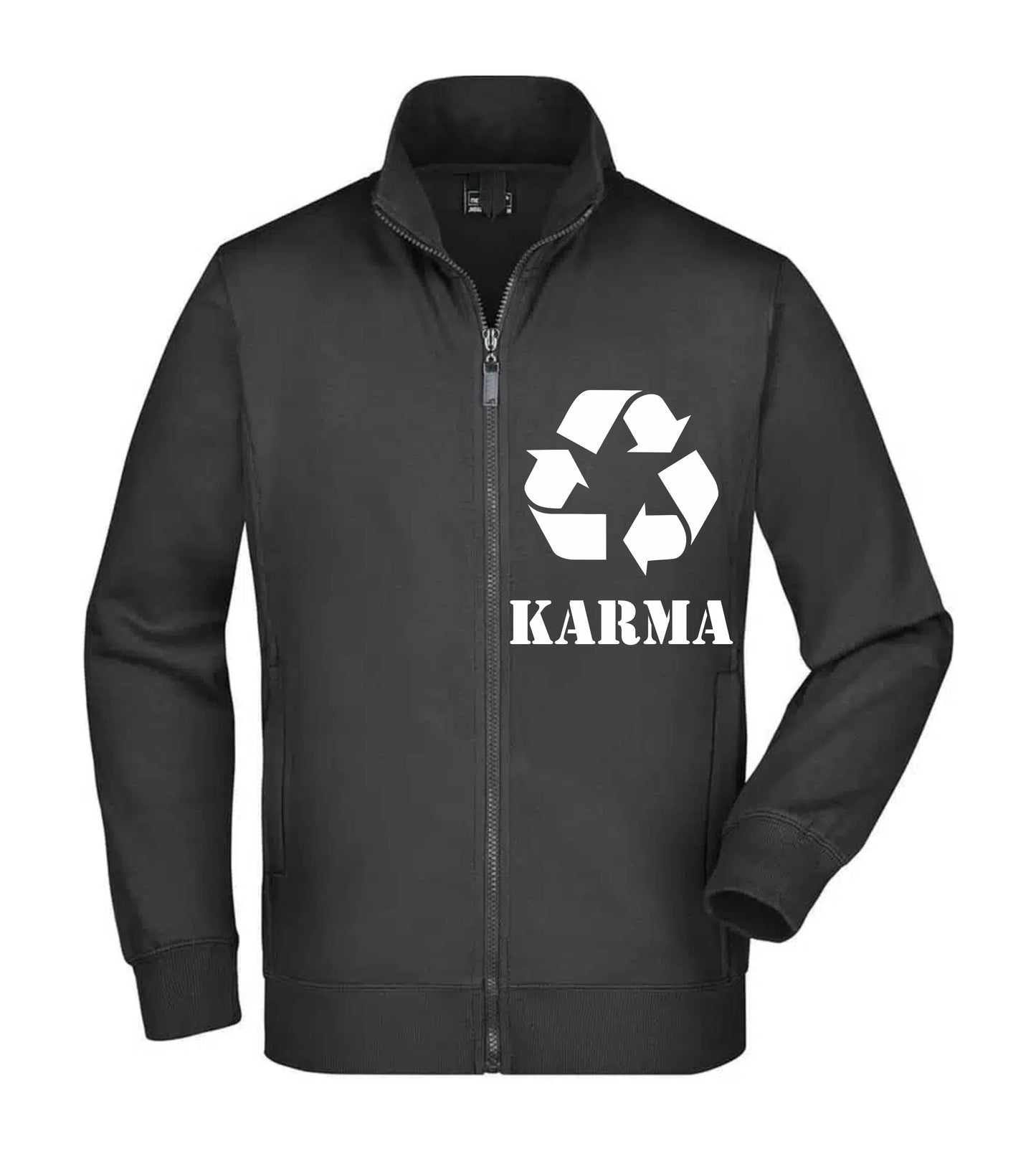 Felpa Unisex Full Zip - KARMA - Super vestibilità Top qualità
