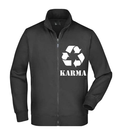 Felpa Unisex Full Zip - KARMA - Super vestibilità Top qualità