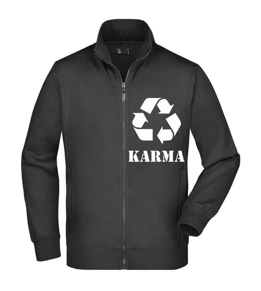 Felpa Unisex Full Zip - KARMA - Super vestibilità Top qualità