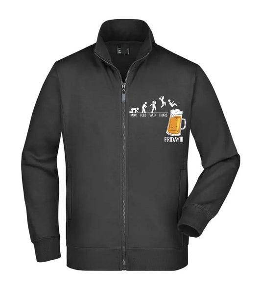 Felpa Unisex Full Zip - FRIDAY BEER - Super vestibilità Top qualità