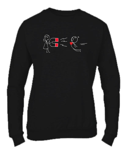 Felpa Girocollo DONNA - COPPIA CALAMITA - Super vestibilità Top qualità