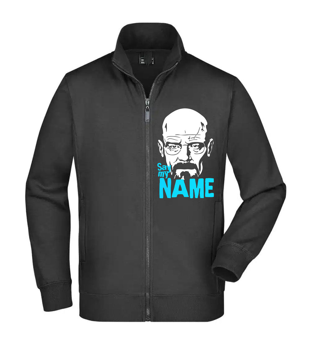 Felpa Unisex Full Zip - BREAKING BAD SAY MY NAME - Super vestibilità Top qualità - Social Crazy