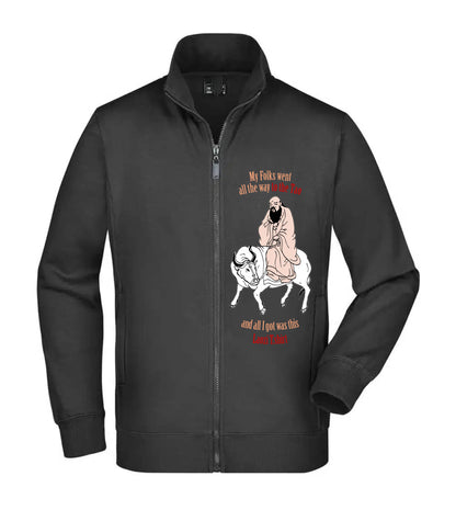 Felpa Unisex Full Zip - LAOZI - Super vestibilità Top qualità - Social Crazy