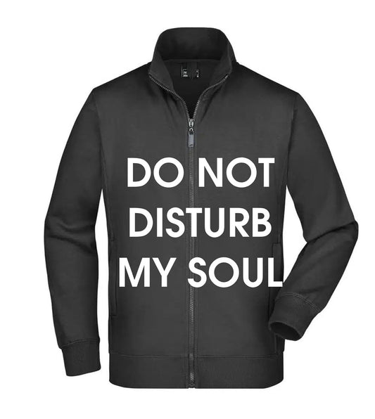 Felpa Unisex Full Zip - DO NOT DISTURB - Super vestibilità Top qualità