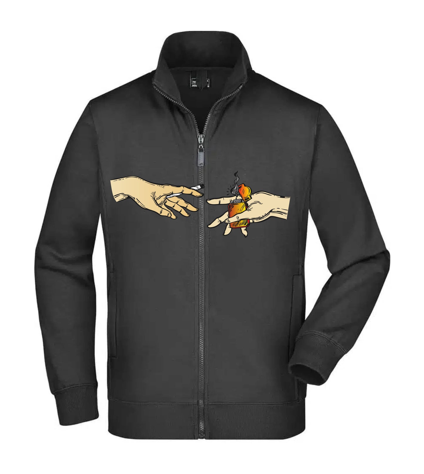 Felpa Unisex Full Zip - MANI - Super vestibilità Top qualità