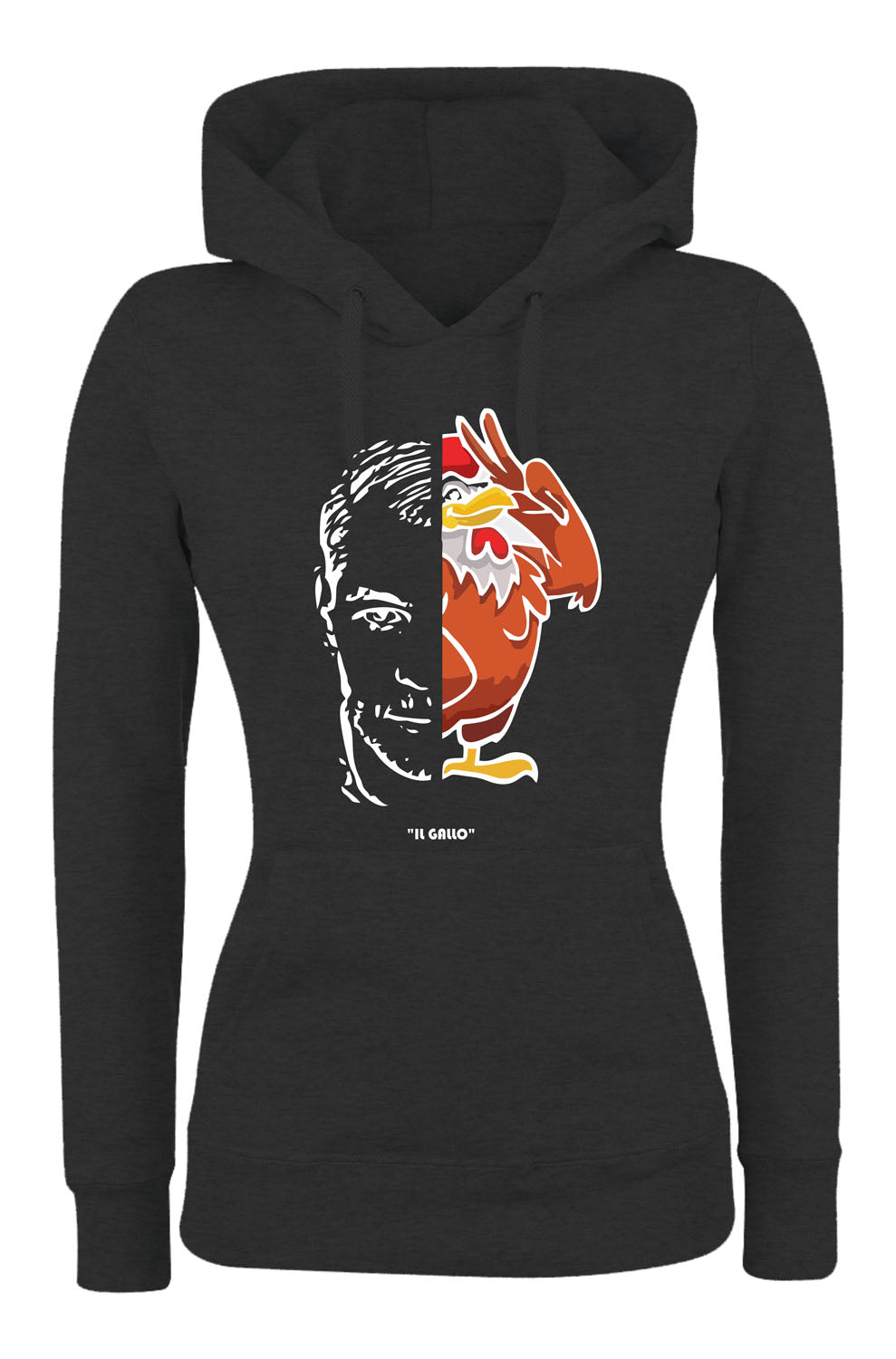 Felpa con cappuccio UOMO, DONNA & BAMBIN - IL GALLO - Super vestibilità Top qualità